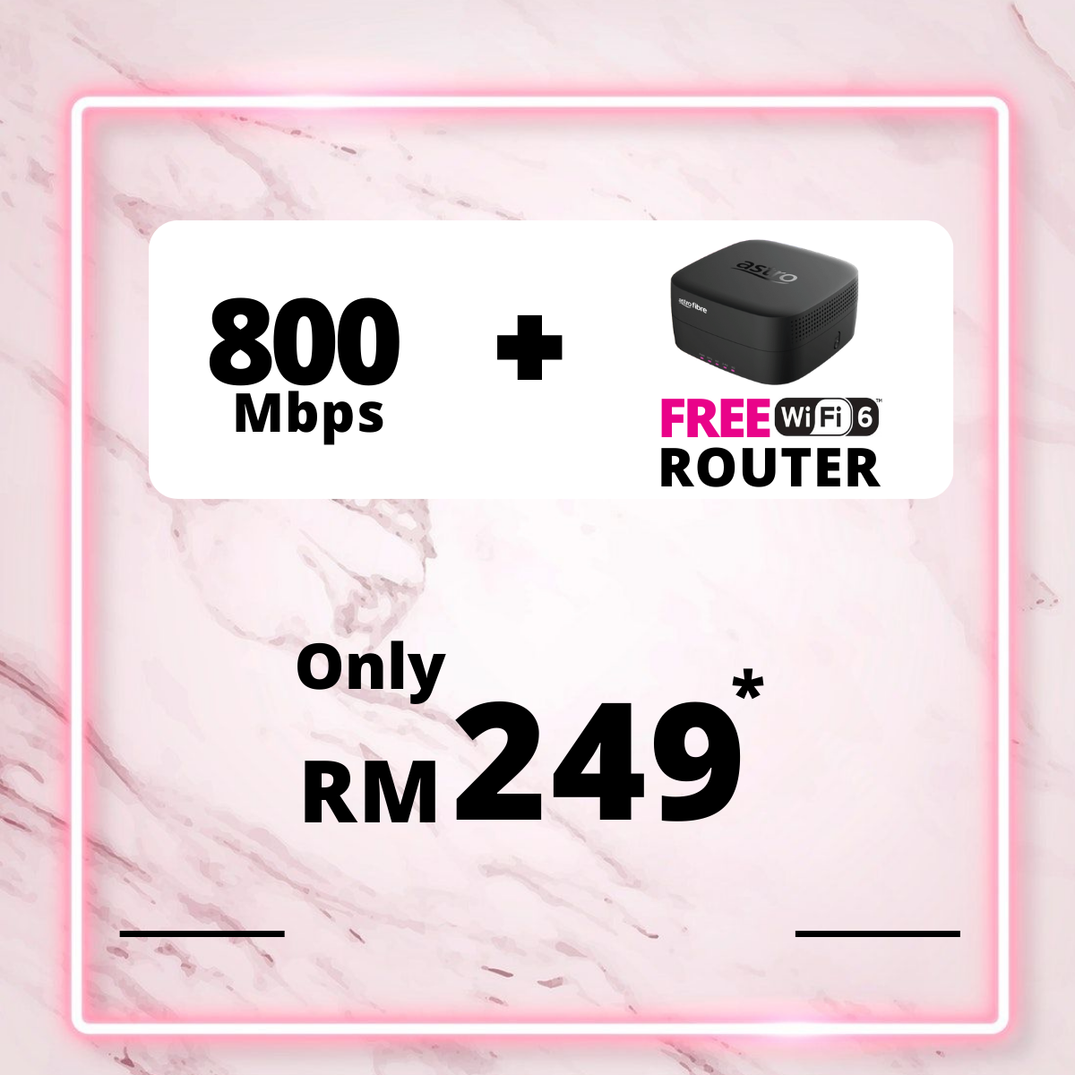Astro Fibre 800Mbps